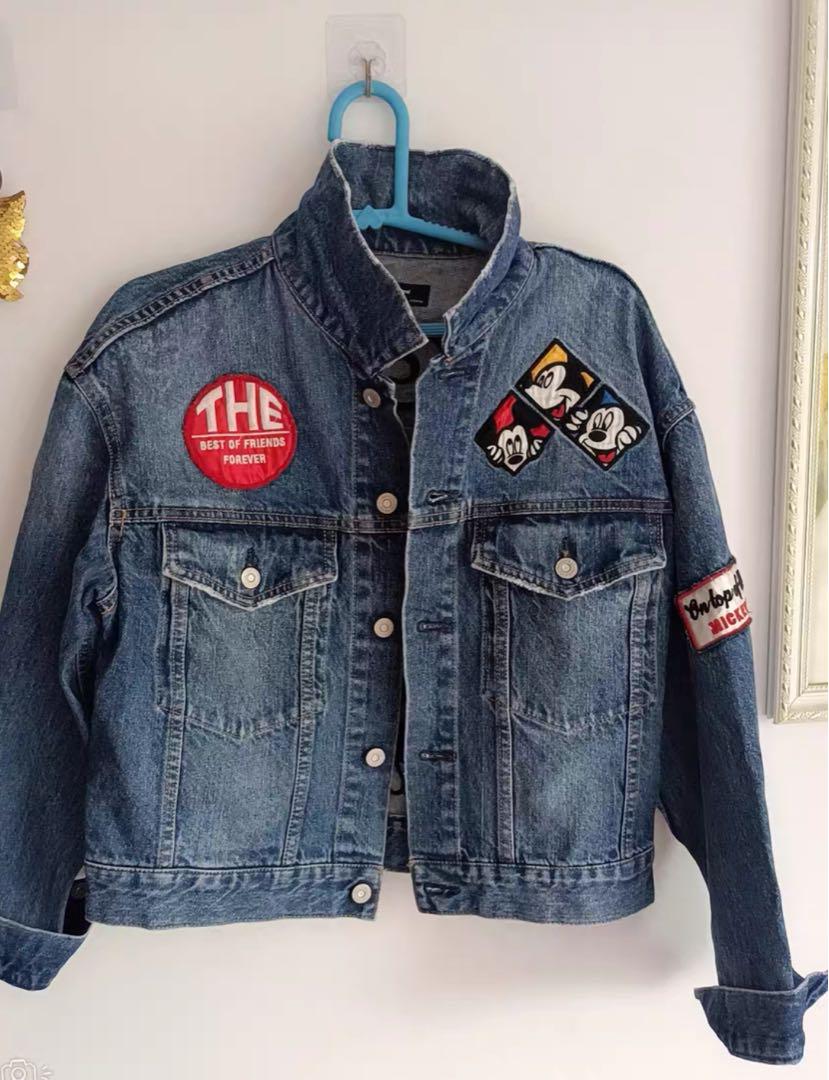 moussy disney ミッキー Gジャン デニムジャケット - メルカリ