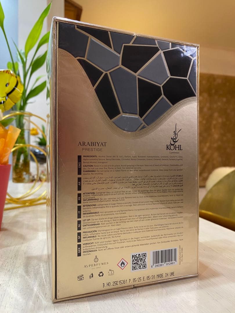 香水(男性用) Arabiyat Prestige Kohl Luminous