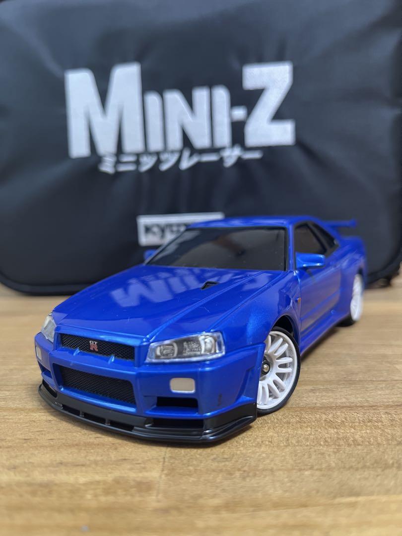 京商　ミニッツRWD R34 GT-Rボディ他オプション付き