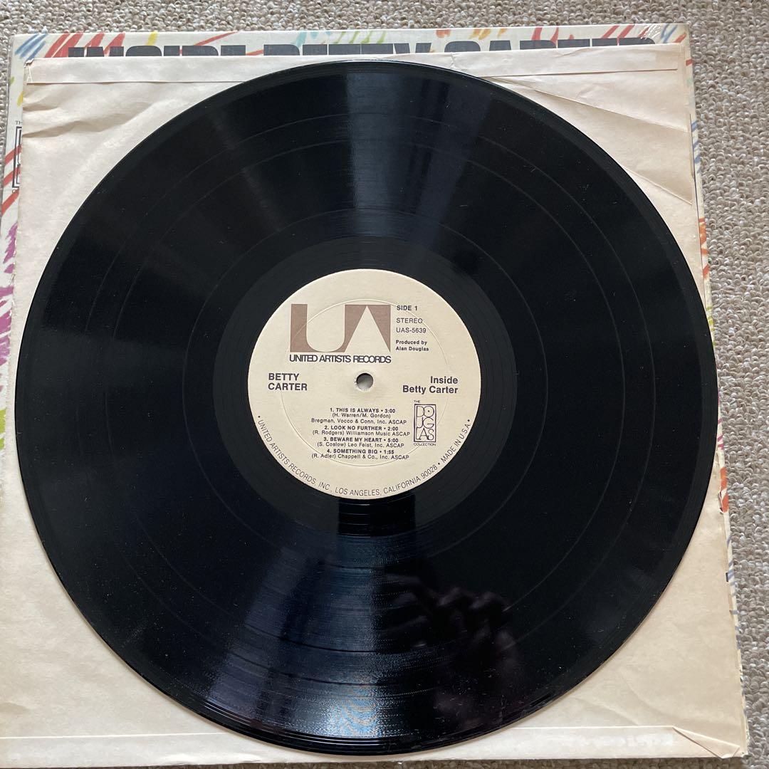 BETTY CARTER / INSIDE JAZZ LP レコード