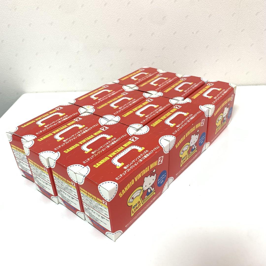 ハローキティ 懐かしいサンリオグッズのミニチュアコレクション 12箱