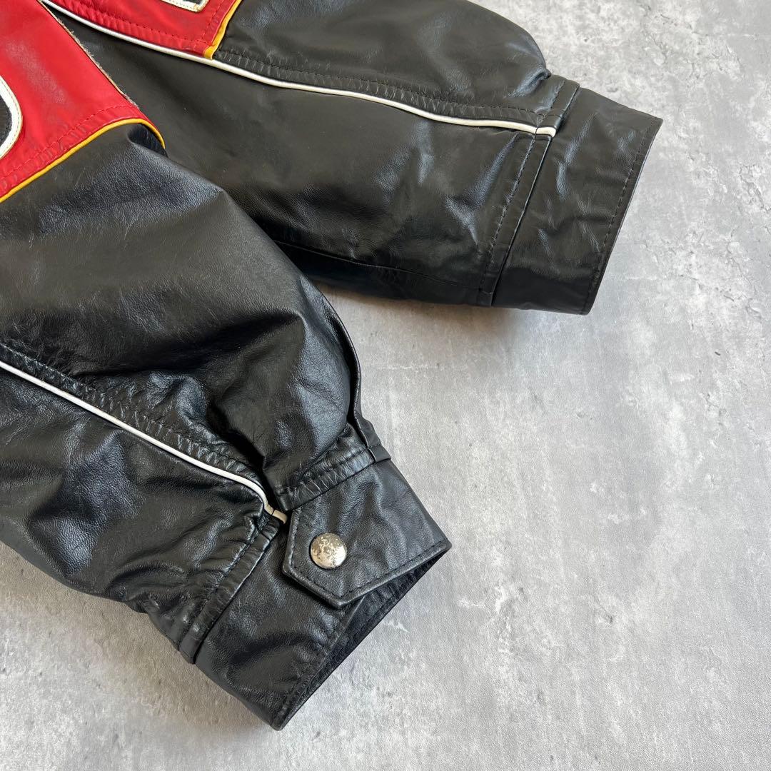 90s Bad Bunny ヴィンテージ 希少 オールレザージャケット Sサイズ 90s Bad Bunny ヴィンテージ 希少 オールレザージャケット Sサイズ