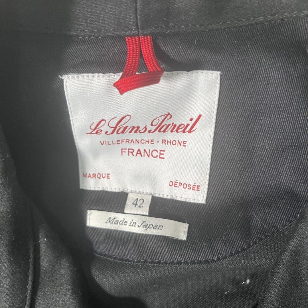 極美品]Le Sans Pareil ブラックモールスキンタイロッケンコート