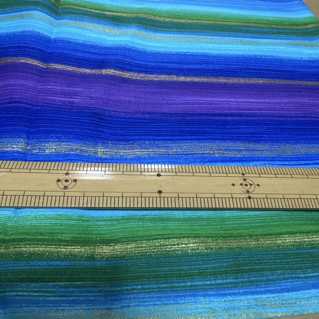 生地　ラメ　キラキラ　青　紫　ゴールド　ハンドメイド　手芸
