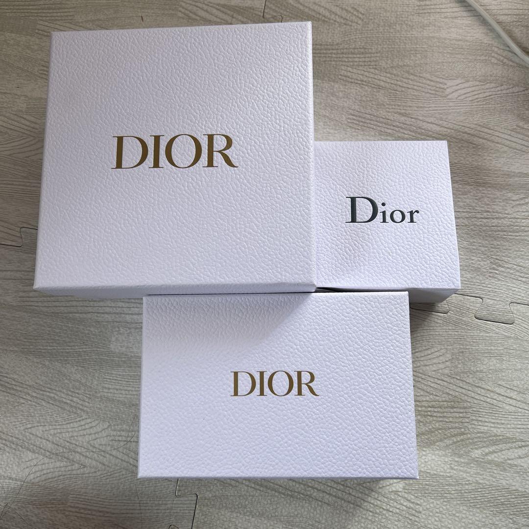 DIOR ディオールラッピングボックス3個セット
