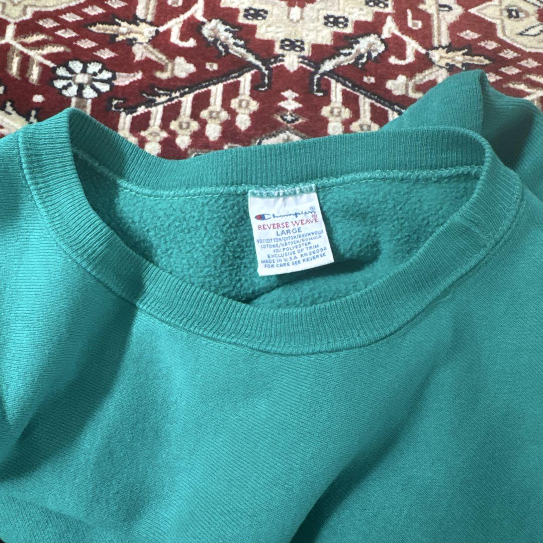 Champion Reverse Weave トレーナー Lサイズ グリーン