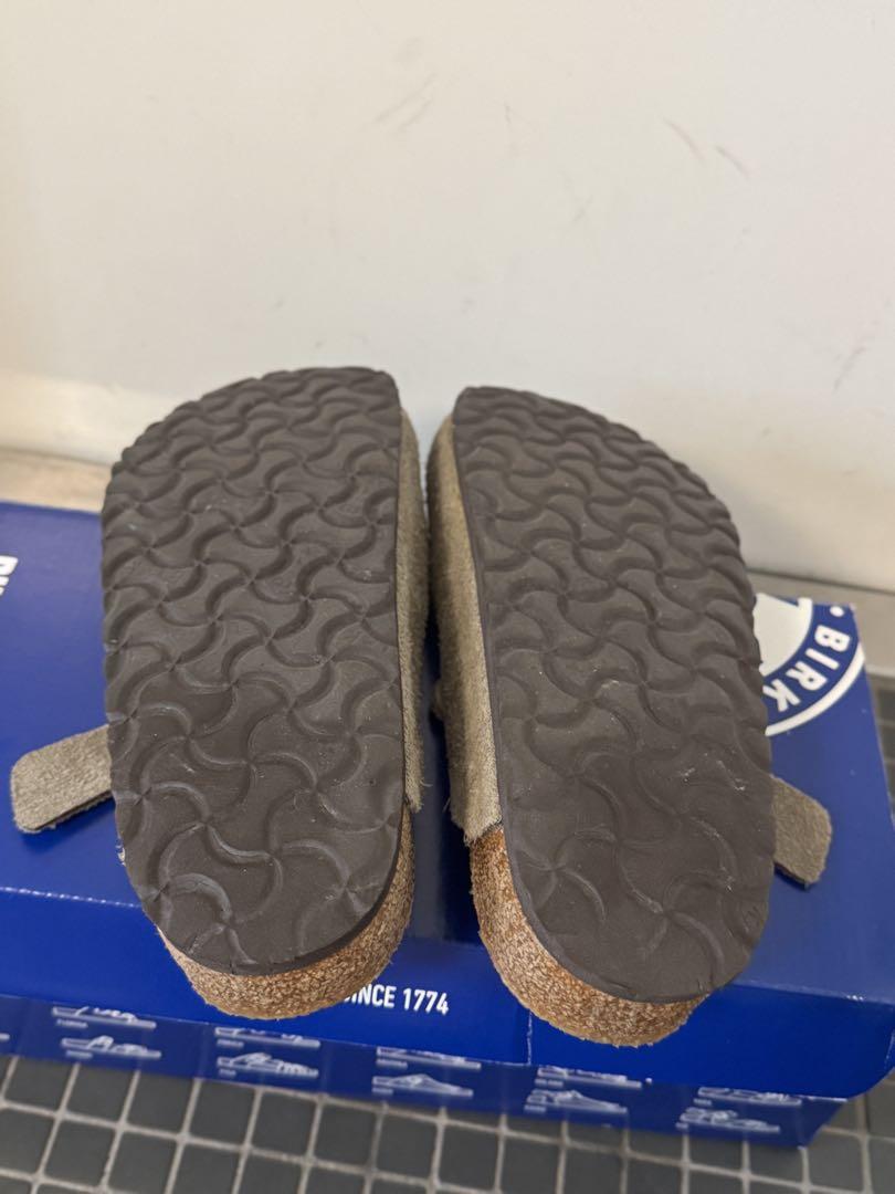 Birkenstock ボストン　スエードサンダル 37 トープ