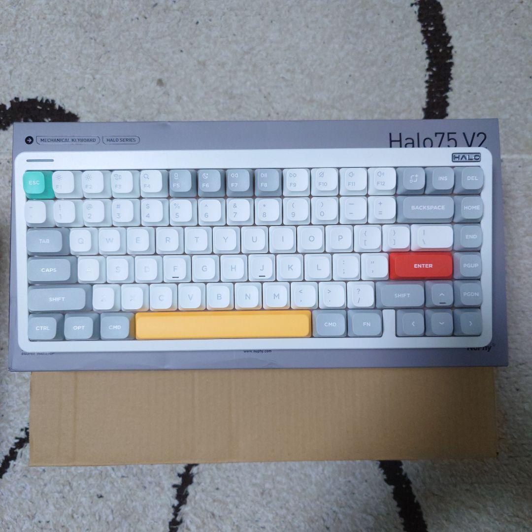 Halo75 V2 メカニカルキーボード Lemon