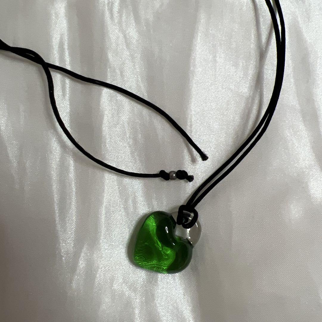アクセサリー yurika akutsu ho. glass string necklace