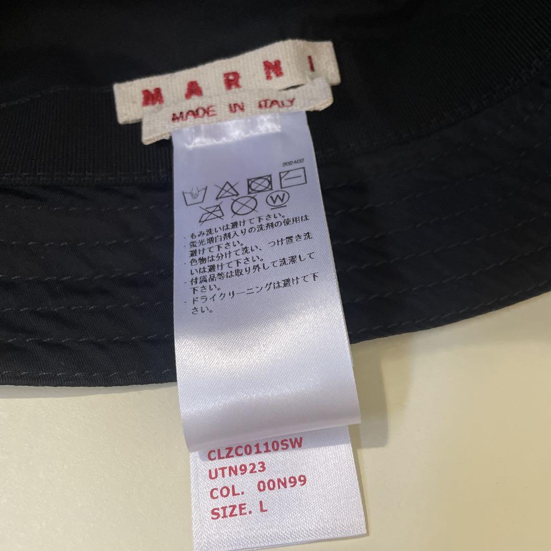 MARNI バケットハット ブラック L ユニセックス