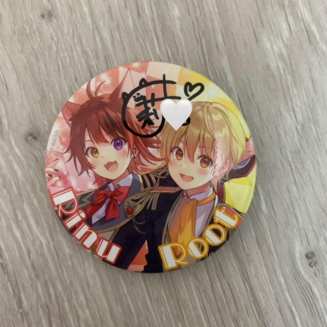 すとぷり 莉犬くん サイン入り 缶バッジ - メルカリ