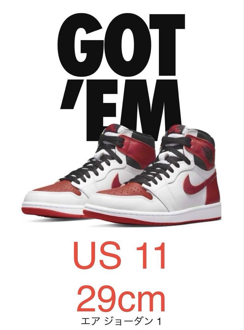 シューズ(男性用) NIKE AIR JORDAN 1 RETRO HIGH OG HERITAGE