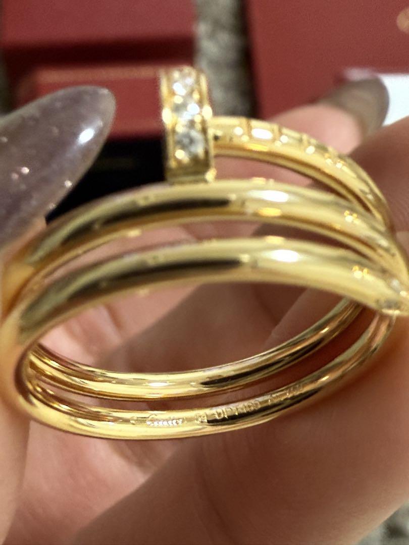 Cartier ジャストアンクルリングダブル