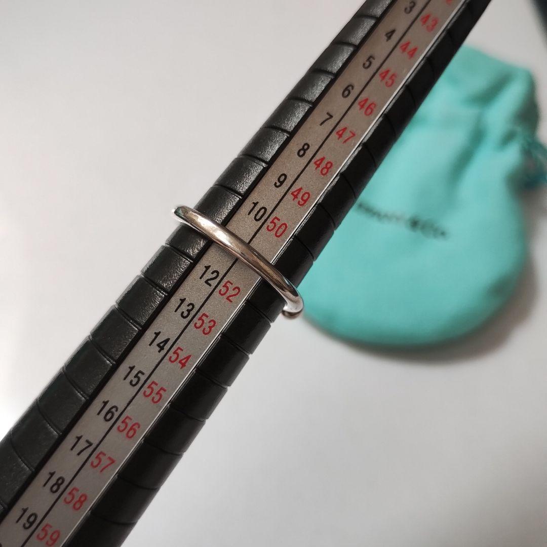 Tiffany ティファニー ラブノット シルバー リング K18 11号