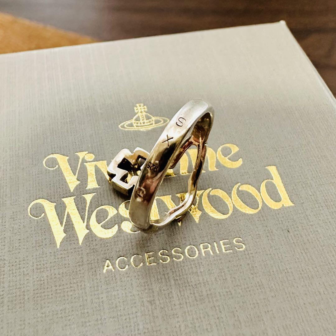 廃盤品 vivienne westwood シルエット オーブ リング 美品/廃盤レアVivienneWestwood オーブシルエットリング