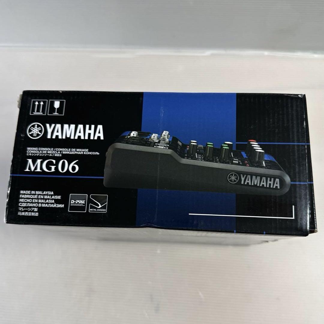 ヤマハ YAMAHA 6チャンネルミキシングコンソール MG06　即日発送