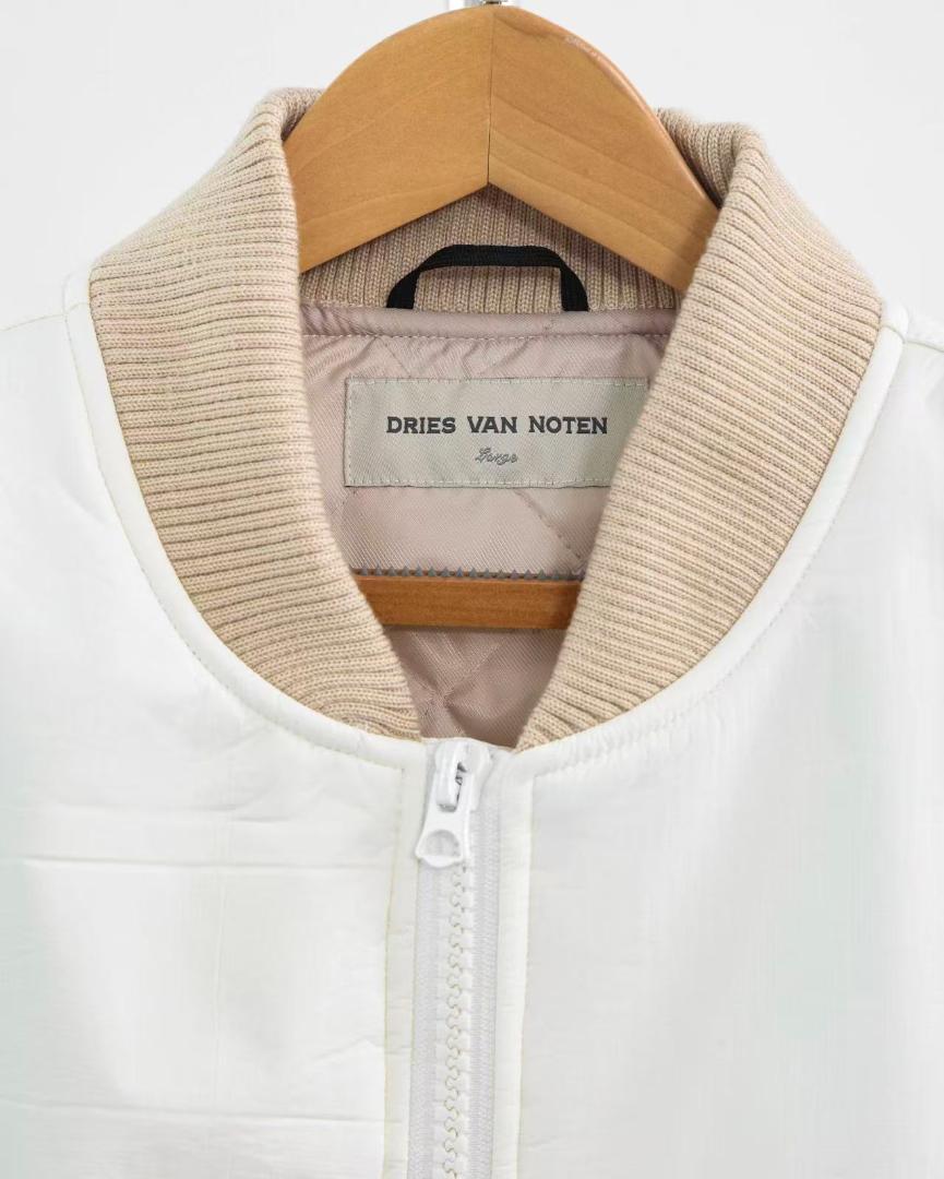 Dries Van Noten バックジップ レザー ボンバージャケット