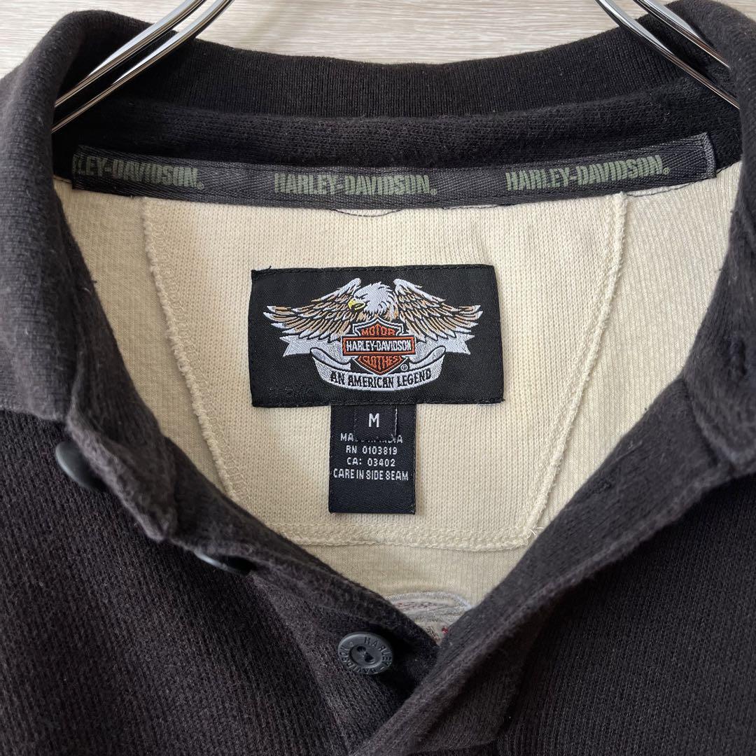 Harley-Davidson 00's スウェット ニット 刺繍ロゴ