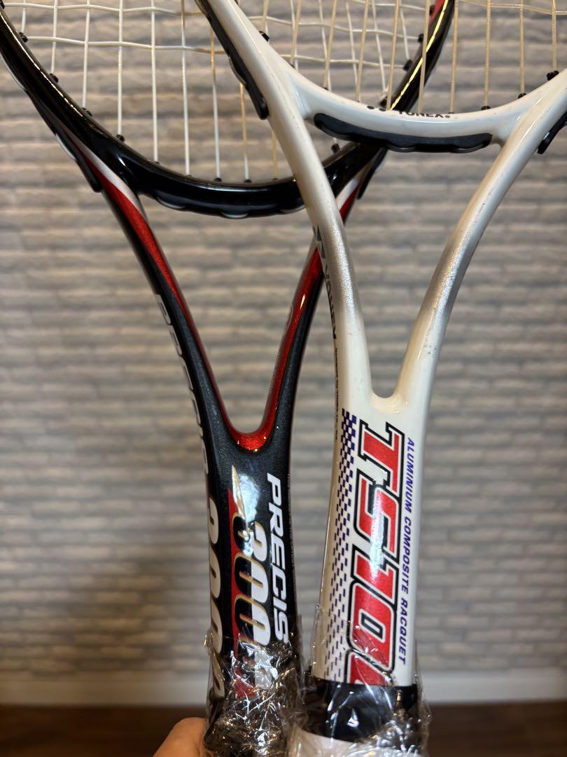 ケース2つ付YONEX TS100他　軟式テニスラケット2本セット