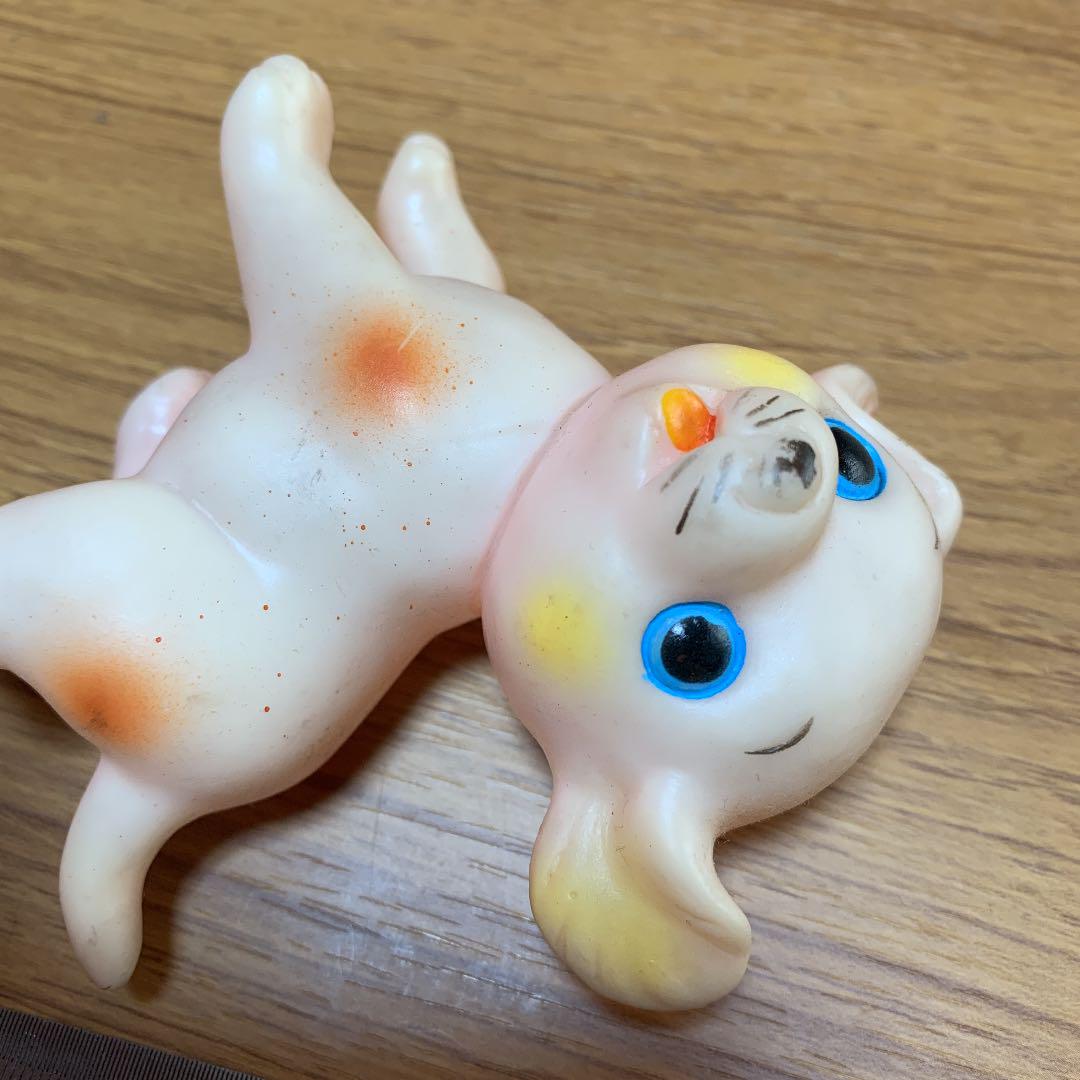 昭和レトロ ソフビ人形 犬 - メルカリ