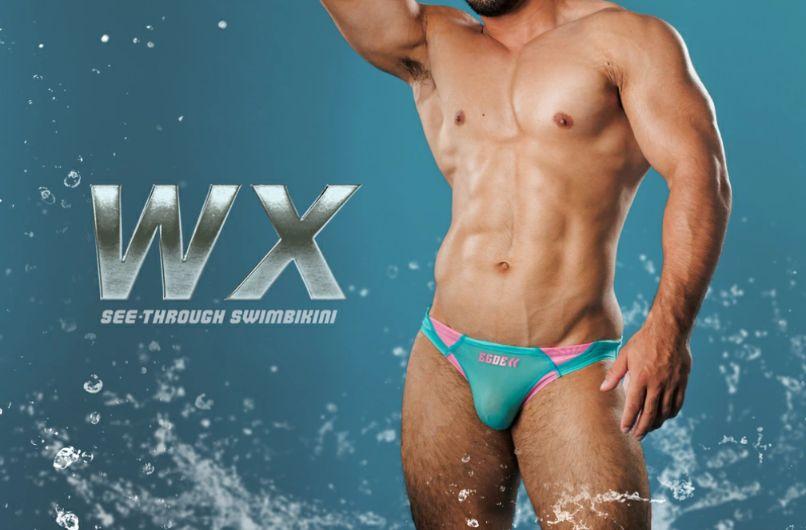 EGDE WX SWIMBIKINI XXL Mint 透け素材 水着