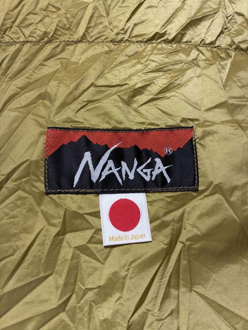 美品　ナンガ　シュラフ　オーロラライト封筒型　600DX