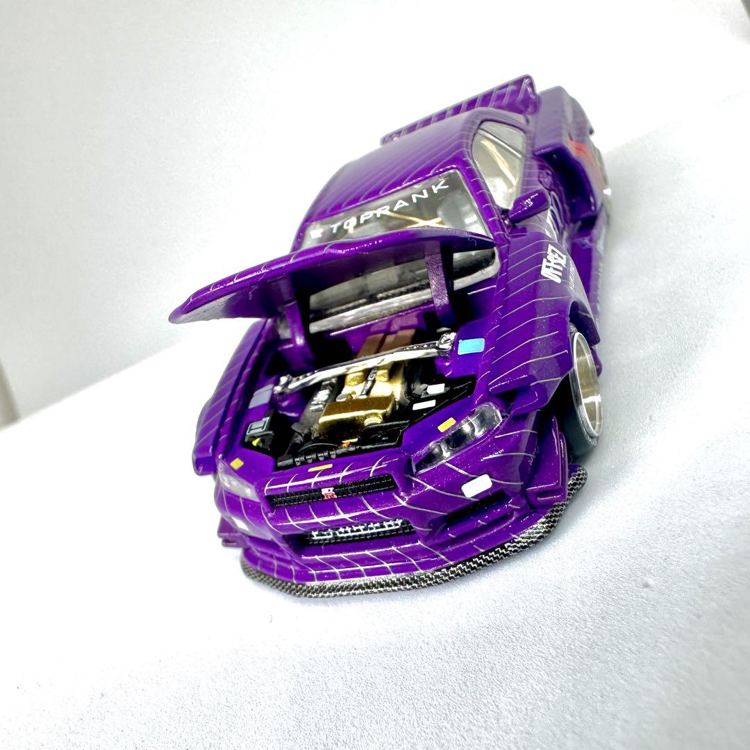 MINIGT Nissan スカイライン GT-R R34 街道ハウス V1