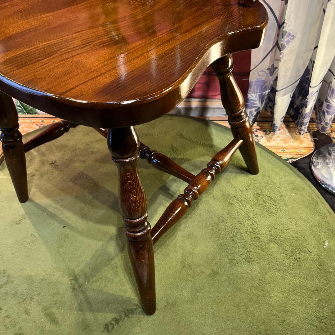 L 4 キツツキマーク ヴィンテージ スピンドルチェア 飛騨産業 L 4 キツツキマーク ヴィンテージ スピンドルチェア 飛騨産業