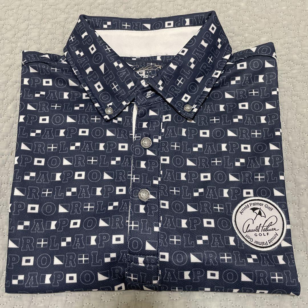 美品 Arnold Palmer Golf アーノルドパーマー ポロシャツ 総柄