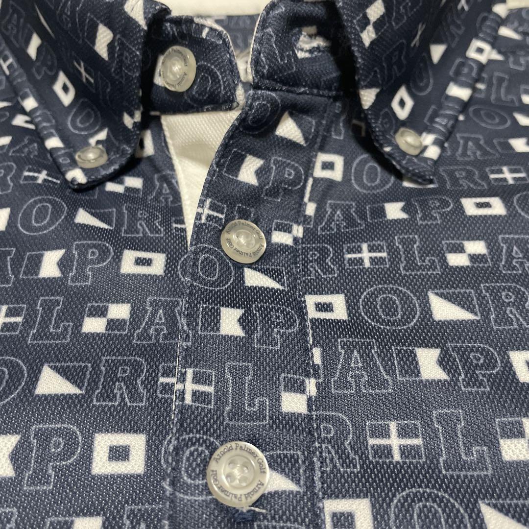 美品 Arnold Palmer Golf アーノルドパーマー ポロシャツ 総柄