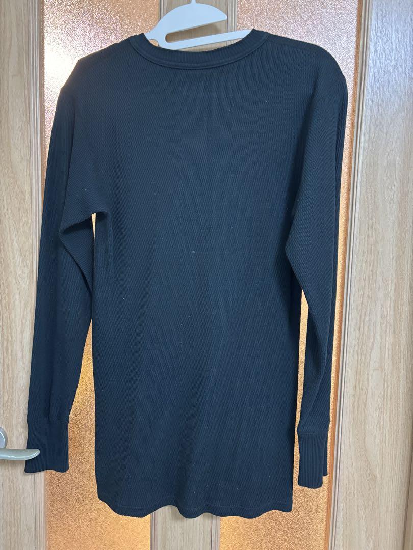 ウエアハウス　ワッフルヘンリーネック5904 長袖Tシャツ　サイズ:L