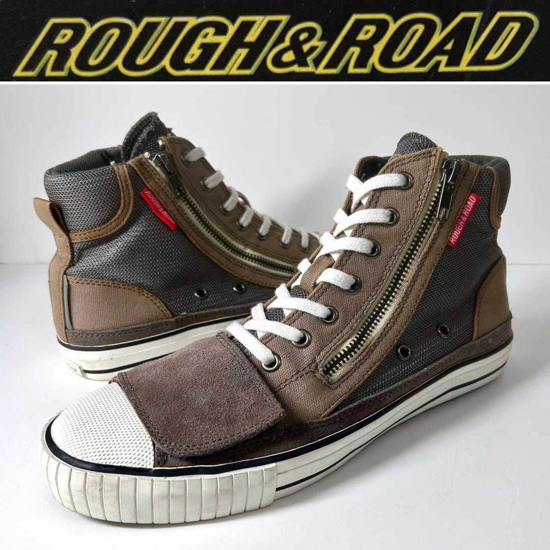 ★ ROUGH&ROAD ラフアンドロード ライディングシューズ サイドジップ