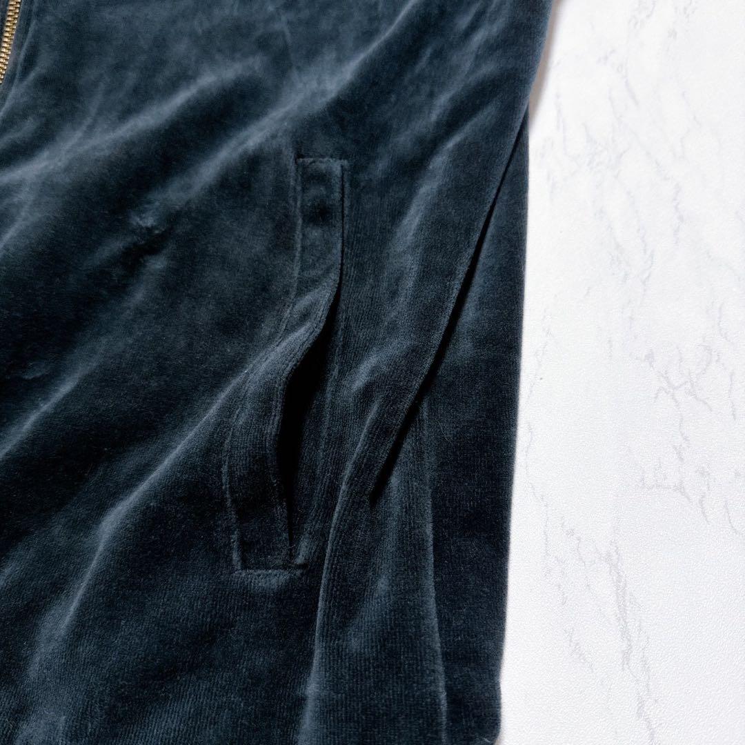 美品✨Adidas ベロア セットアップ ジャージ Y2K XL 黒 美品✨Adidas ベロア セットアップ ジャージ Y2K XL 黒