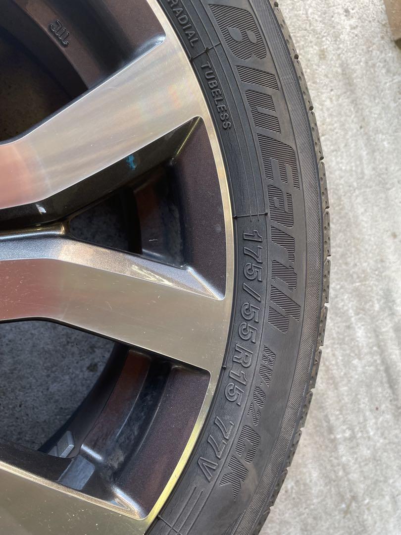 その❷175/55 R15 タイヤホイールセット中古