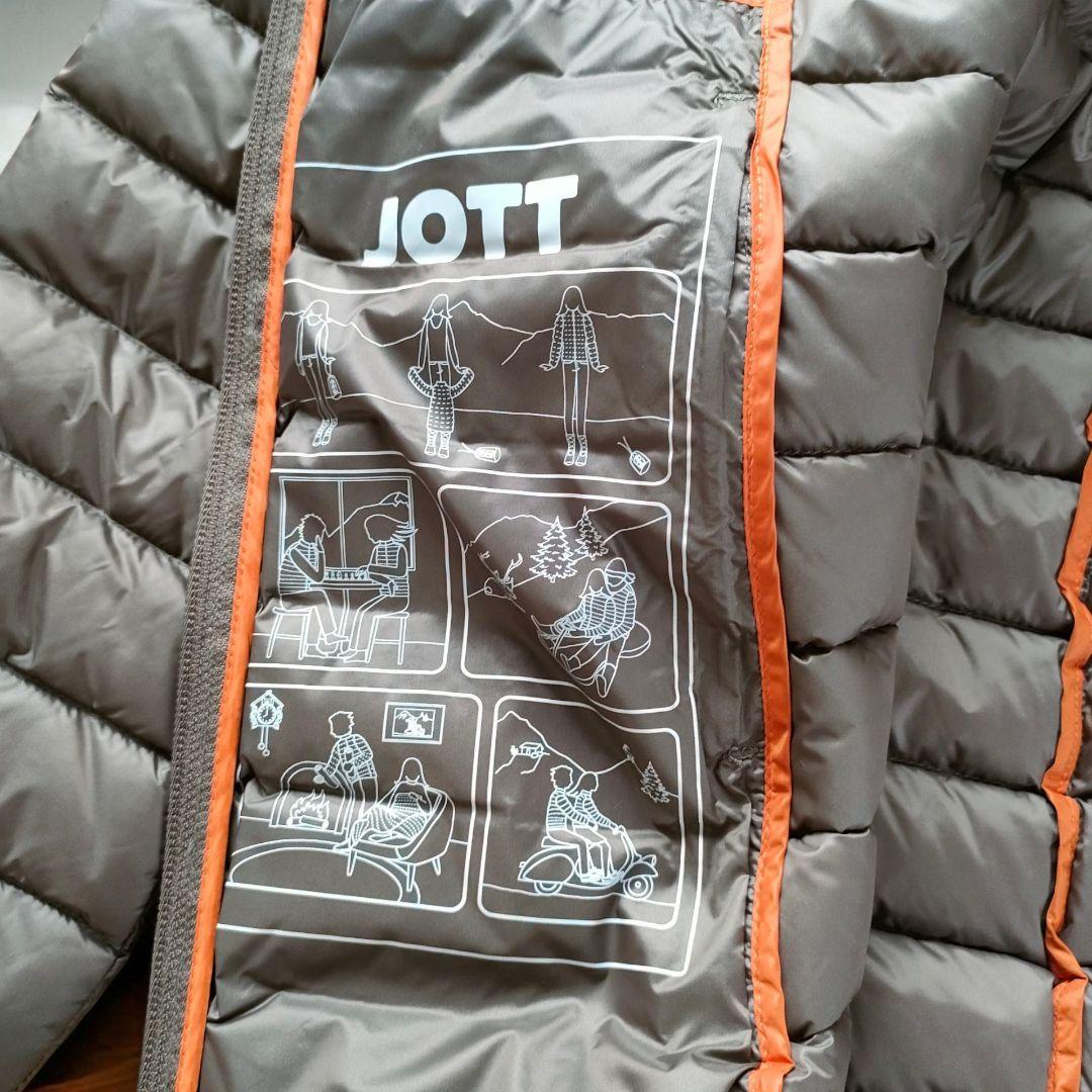 新品未使用】JOTT・ジョット ワッペン フード付 ライトダウン
