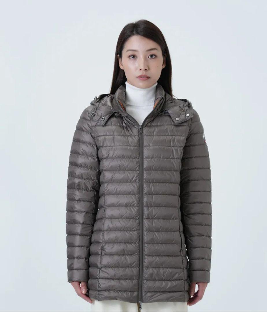 福袋 オンライン 新品未使用】JOTT・ジョット ワッペン ライトダウン フード付 ジャケット・アウター