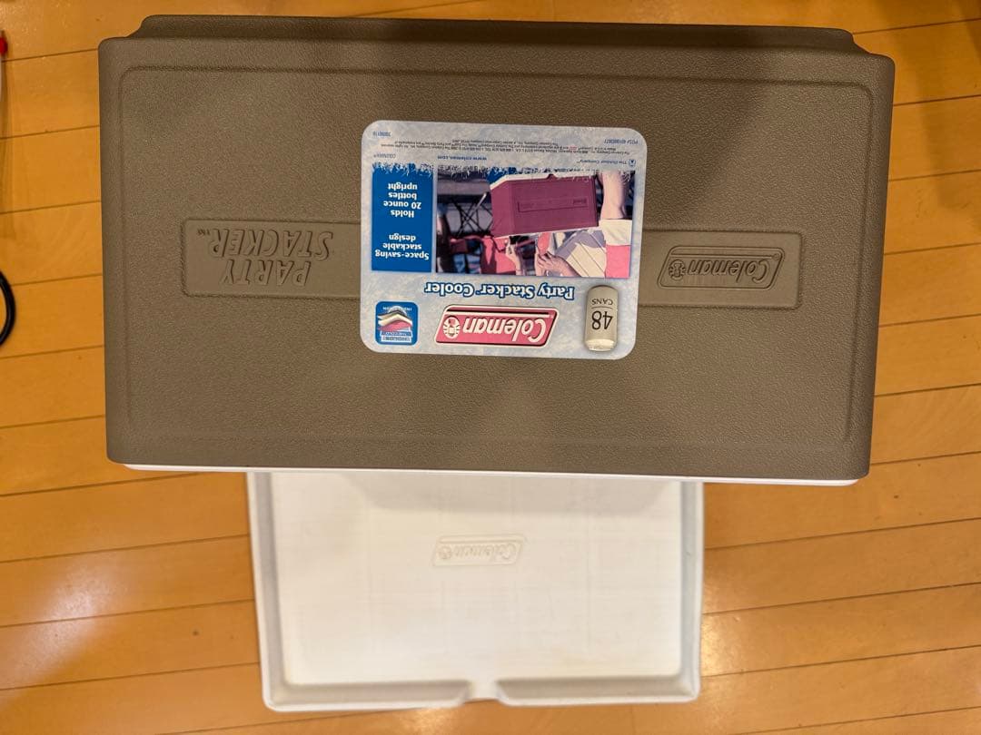 未使用 USA製 コールマン Coleman パーティースタッカー ブラウン 未使用 USA製 コールマン Coleman パーティースタッカー ブラウン