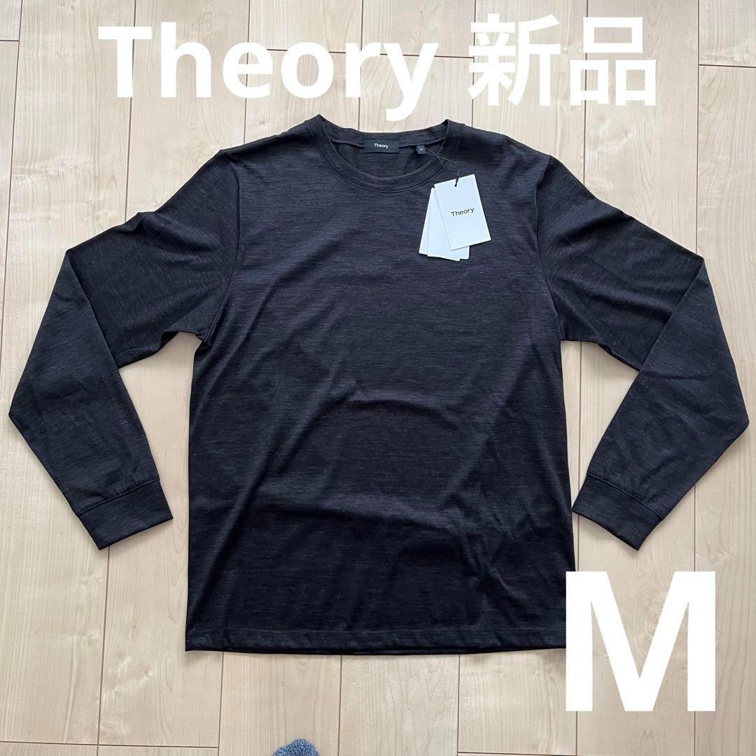 Theory Mサイズ ダークグレー 長袖シャツ