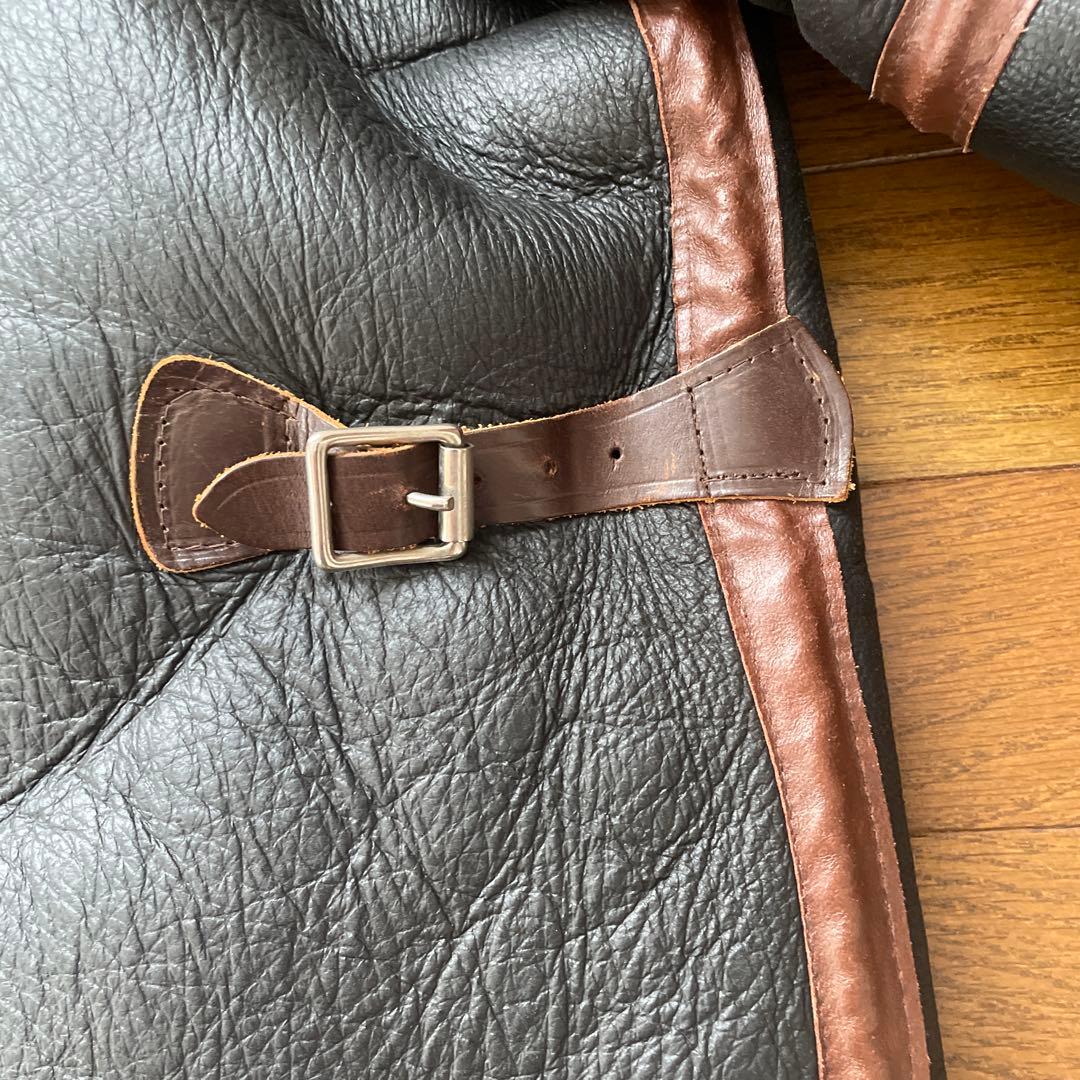 ネペンテス シープスキン M ムートン レザー ジャケット IRVIN RAF ネペンテス シープスキン M ムートン レザー ジャケット IRVIN RAF