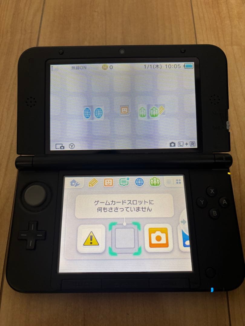 ニンテンドー3DS LL 青 動作 済み 本体ケース付目立った傷や汚れなし UP786_INFO