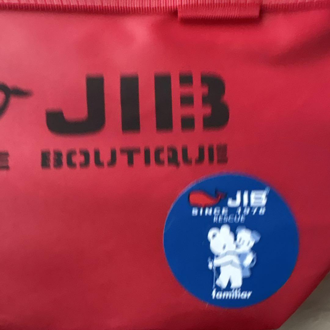 ファミリア特製JIB 赤いクジラロゴ ハンドバッグ