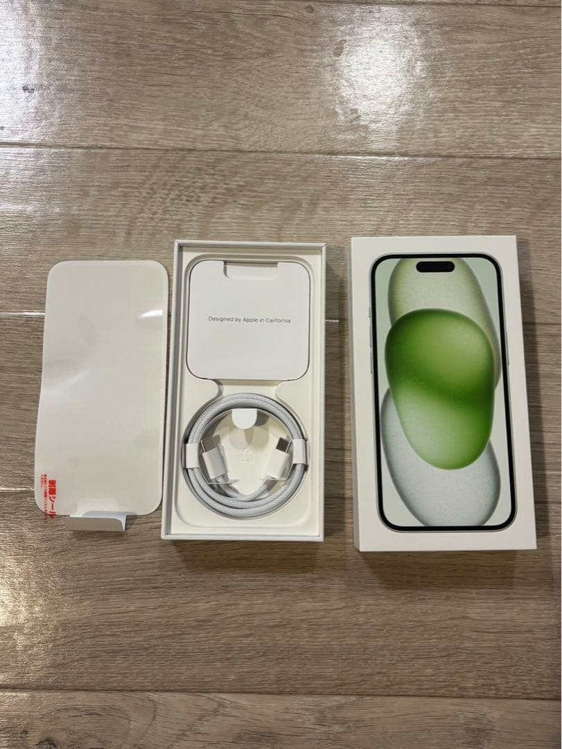iPhone 15 本体 128GB Apple ミントグリーン SIMフリー