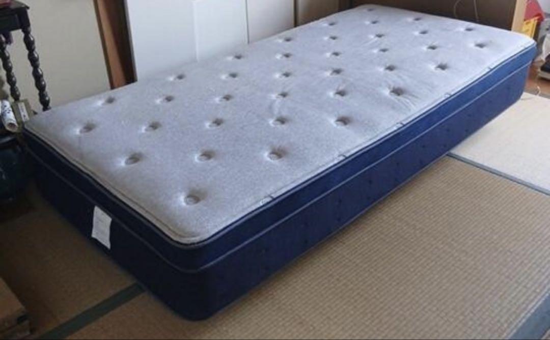 シングル コイルスプリングマットレス 300mm ニトリ　dual pocket