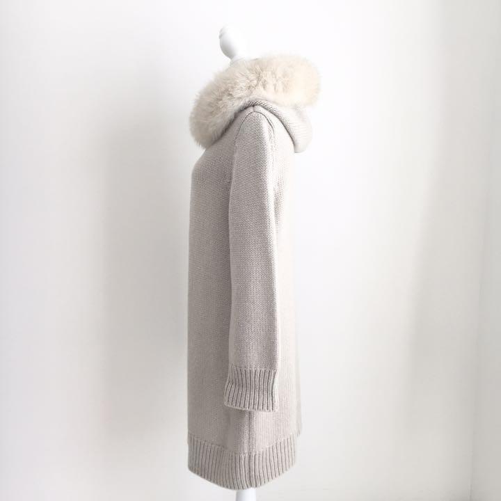 爆買い格安 美品 カシミヤ フォックスファー コート gINCQ-m23306239136 定価36万円 FOXEY フォクシー 日本製安い