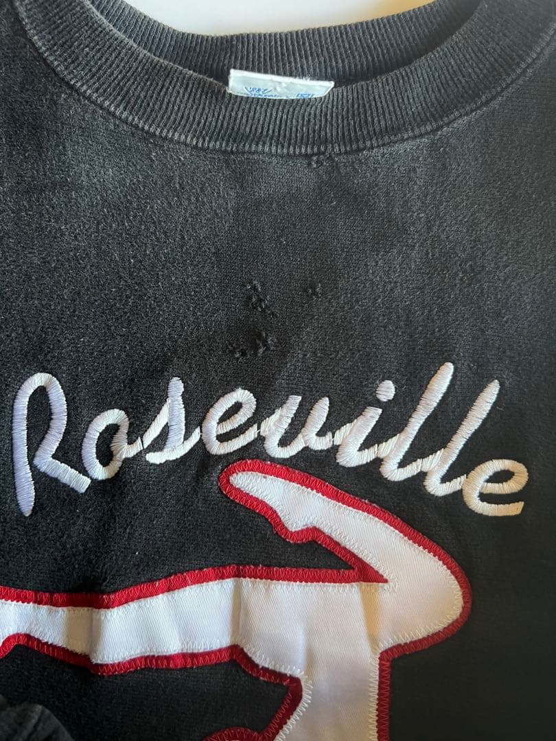 レア 90s チャンピオン リバースウィーブ 黒 usa/刺繍タグ XL