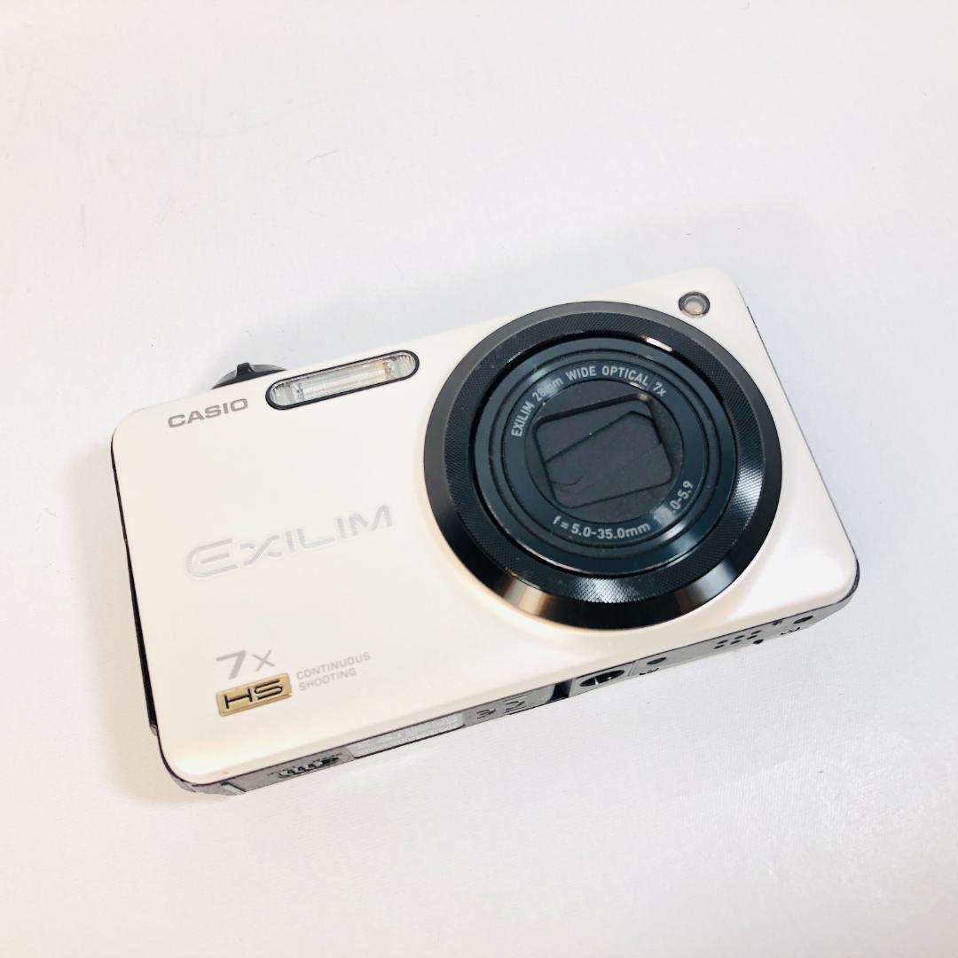 [動作OK] CASIO EXILIM EX-ZR15 ホワイト 07-465