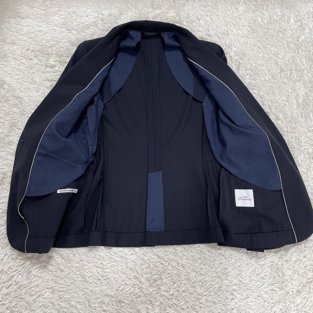 【極美品】青木　アオキn-line Precious セットアップ L ネイビー