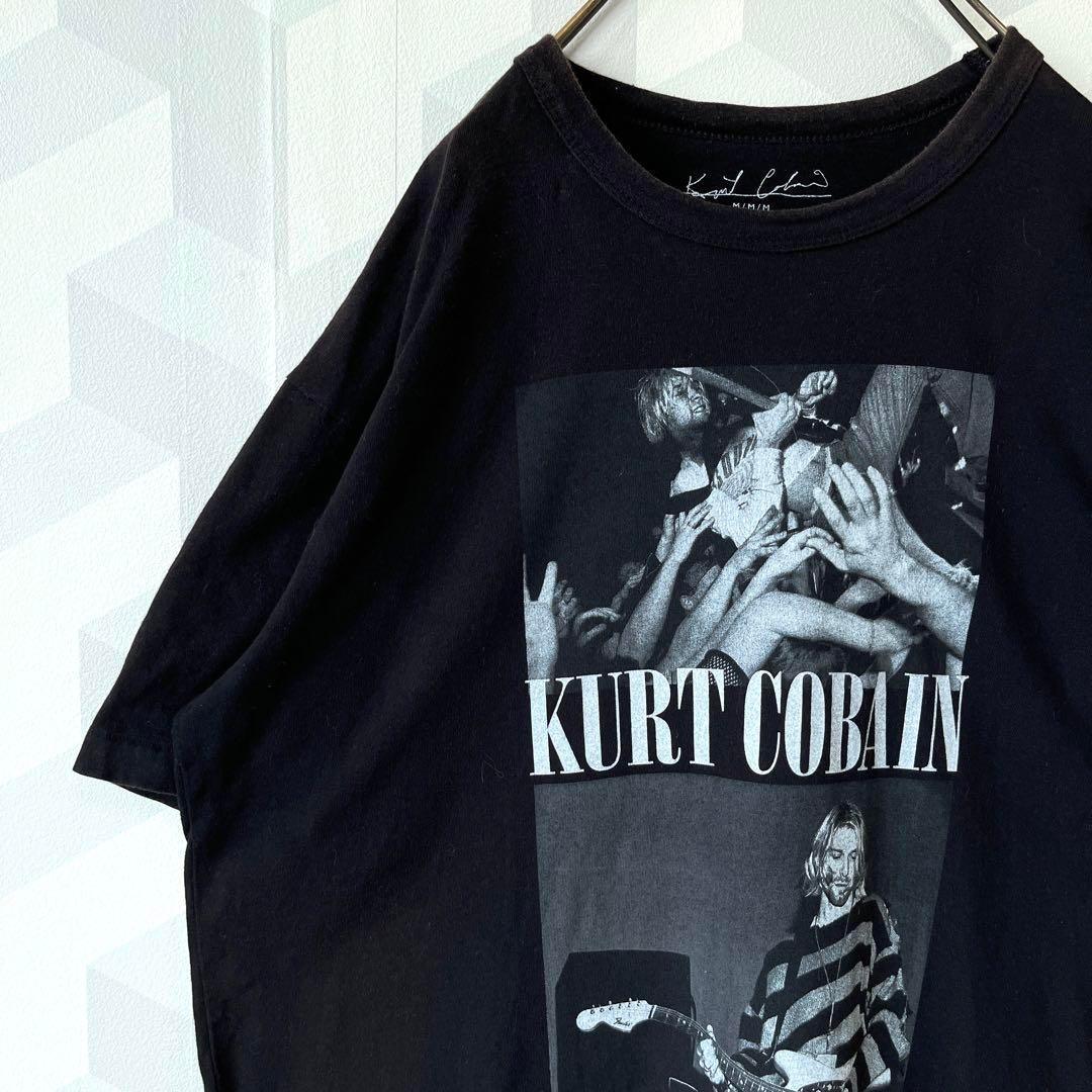 2018フォト Tシャツ 黒 ニルヴァーナ nirvana
