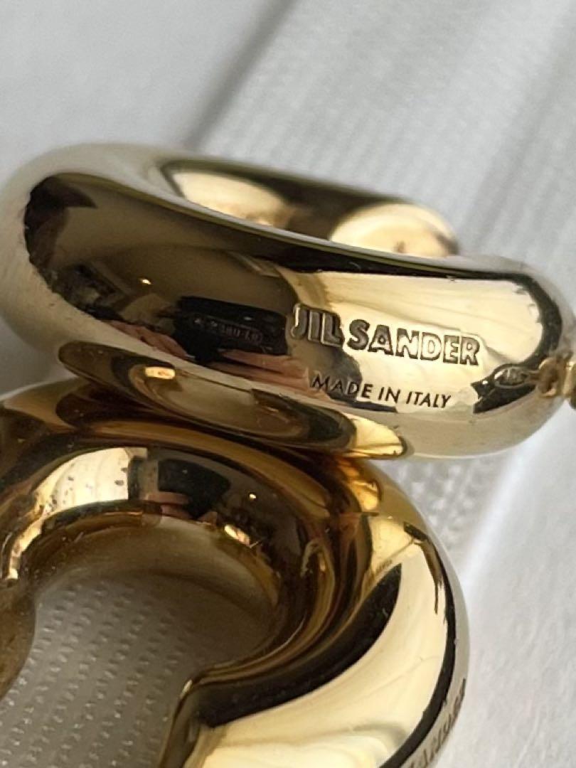 JIL SANDER ゴールド チャンキーピアス