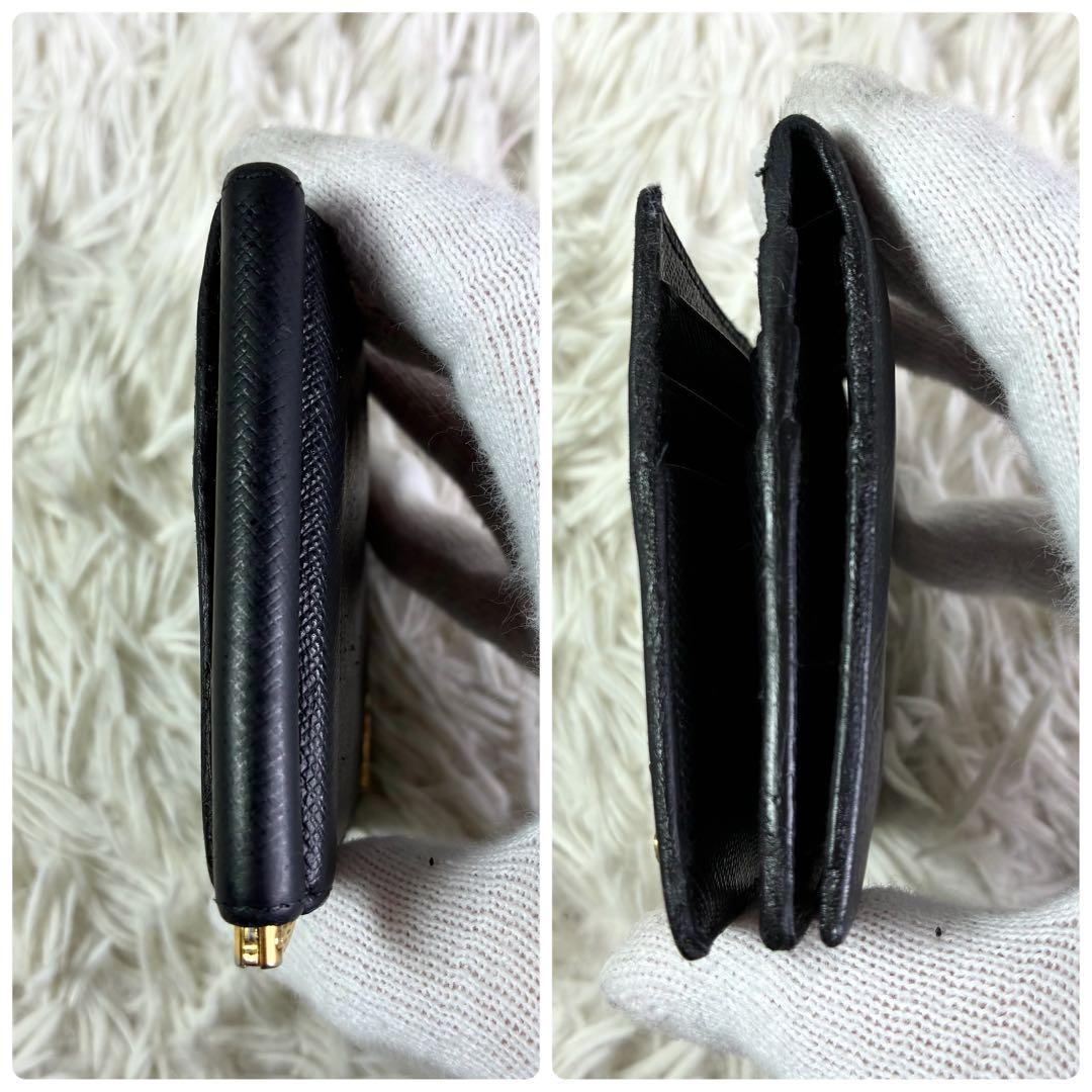 PRADA マネークリップ サフィアーノレザー 三つ折り カードケース RFID